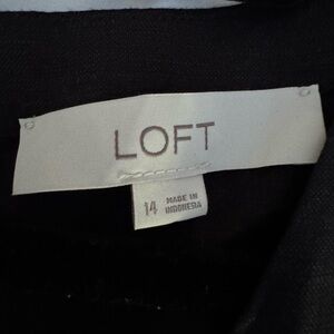 Size 14 LOFT Elegant Black Apparel